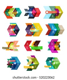 Business infographics templates. For banners, business backgrounds and presentations