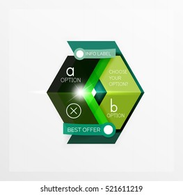 Business infographics templates. For banners, business backgrounds and presentations