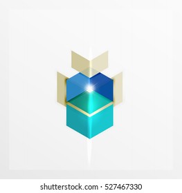 Business infographics templates. For banners, business backgrounds and presentations