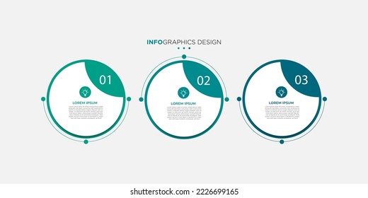 Business infographics timeline  design template with 3 step and option information. Premium vector with editable sign or symbol. Eps10 vector