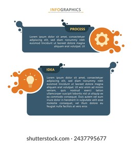 Business infographics Timeline steps,  Vector infographic element.