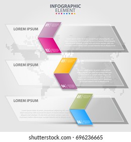 Business Infographics transparancy design elements template illustration. Vector eps10.