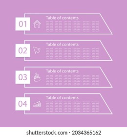 Business infographics. Vector graphics for web designs