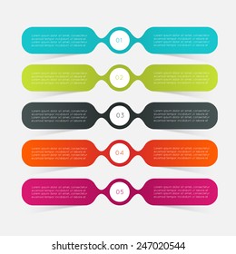Business Infographics Vector illustration. can be used for workflow layout, banner, diagram, number options, step up options, web design.