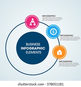 Business Infographics Vector illustration. can be used for workflow layout, banner, diagram, number options, step up options, web design.