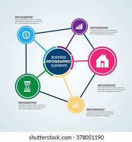 Business Infographics Vector illustration. can be used for workflow layout, banner, diagram, number options, step up options, web design.