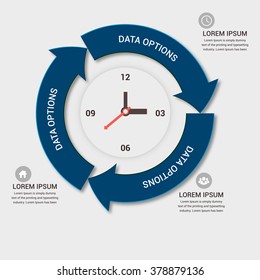 Business Infographics Vector illustration. can be used for workflow layout, banner, diagram, number options, step up options, web design.