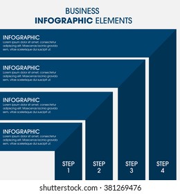 Business Infographics Vector illustration. can be used for workflow layout, banner, diagram, number options, step up options, web design.