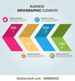 Business Infographics Vector illustration. can be used for workflow layout, banner, diagram, number options, step up options, web design.