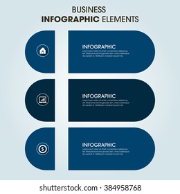 Business Infographics Vector illustration. can be used for workflow layout, banner, diagram, number options, step up options, web design.