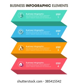 Business Infographics Vector illustration. can be used for workflow layout, banner, diagram, number options, step up options, web design.
