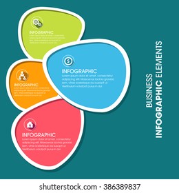 Business Infographics Vector illustration. can be used for workflow layout, banner, diagram, number options, step up options, web design.