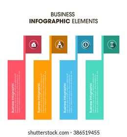 Business Infographics Vector illustration. can be used for workflow layout, banner, diagram, number options, step up options, web design.