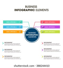 Business Infographics Vector illustration. can be used for workflow layout, banner, diagram, number options, step up options, web design.