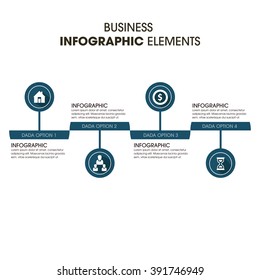 Business Infographics Vector illustration. can be used for workflow layout, banner, diagram, number options, step up options, web design.