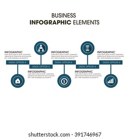 Business Infographics Vector illustration. can be used for workflow layout, banner, diagram, number options, step up options, web design.