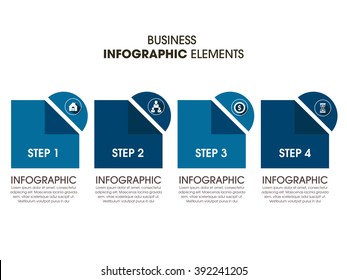 Business Infographics Vector illustration. can be used for workflow layout, banner, diagram, number options, step up options, web design.