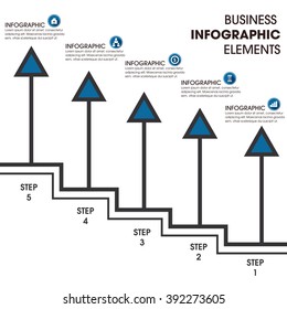 Business Infographics Vector illustration. can be used for workflow layout, banner, diagram, number options, step up options, web design.