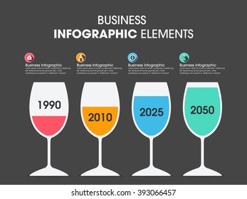 Business Infographics Vector illustration. can be used for workflow layout, banner, diagram, number options, step up options, web design.