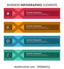 Business Infographics Vector illustration. can be used for workflow layout, banner, diagram, number options, step up options, web design.