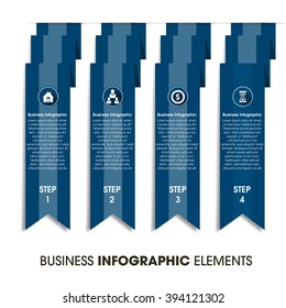 Business Infographics Vector illustration. can be used for workflow layout, banner, diagram, number options, step up options, web design.