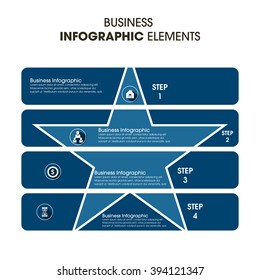 Business Infographics Vector illustration. can be used for workflow layout, banner, diagram, number options, step up options, web design.