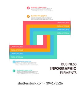 Business Infographics Vector illustration. can be used for workflow layout, banner, diagram, number options, step up options, web design.