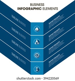 Business Infographics Vector illustration. can be used for workflow layout, banner, diagram, number options, step up options, web design.