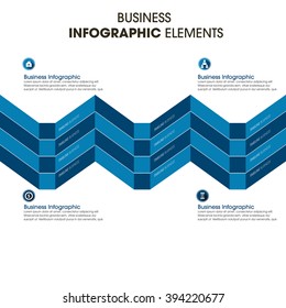 Business Infographics Vector illustration. can be used for workflow layout, banner, diagram, number options, step up options, web design.
