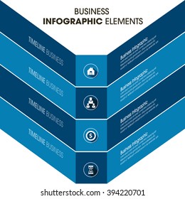 Business Infographics Vector illustration. can be used for workflow layout, banner, diagram, number options, step up options, web design.