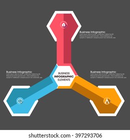 Business Infographics Vector illustration. can be used for workflow layout, banner, diagram, number options, step up options, web design.