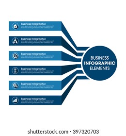 Business Infographics Vector illustration. can be used for workflow layout, banner, diagram, number options, step up options, web design.