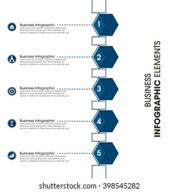 Business Infographics Vector illustration. can be used for workflow layout, banner, diagram, number options, step up options, web design.