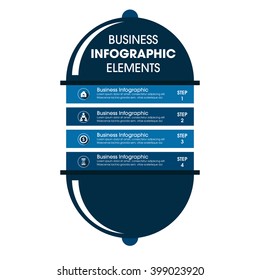 Business Infographics Vector illustration. can be used for workflow layout, banner, diagram, number options, step up options, web design.