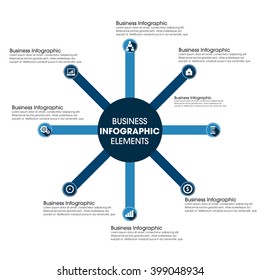 Business Infographics Vector illustration. can be used for workflow layout, banner, diagram, number options, step up options, web design.