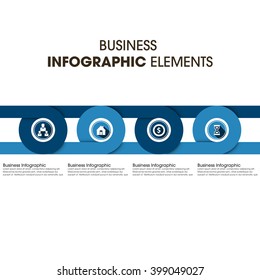 Business Infographics Vector illustration. can be used for workflow layout, banner, diagram, number options, step up options, web design.
