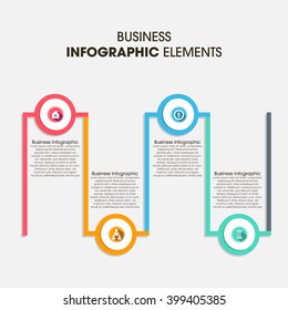 Business Infographics Vector illustration. can be used for workflow layout, banner, diagram, number options, step up options, web design.