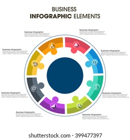 Business Infographics Vector illustration. can be used for workflow layout, banner, diagram, number options, step up options, web design.