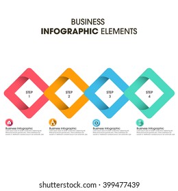 Business Infographics Vector illustration. can be used for workflow layout, banner, diagram, number options, step up options, web design.