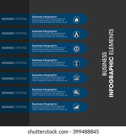 Business Infographics Vector illustration. can be used for workflow layout, banner, diagram, number options, step up options, web design.