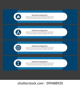 Business Infographics Vector illustration. can be used for workflow layout, banner, diagram, number options, step up options, web design.