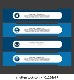 Business Infographics Vector illustration. can be used for workflow layout, banner, diagram, number options, step up options, web design.