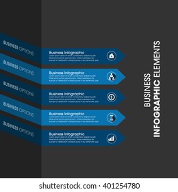 Business Infographics Vector illustration. can be used for workflow layout, banner, diagram, number options, step up options, web design.