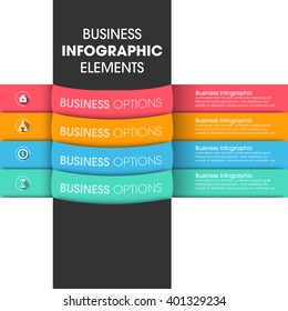 Business Infographics Vector illustration. can be used for workflow layout, banner, diagram, number options, step up options, web design.