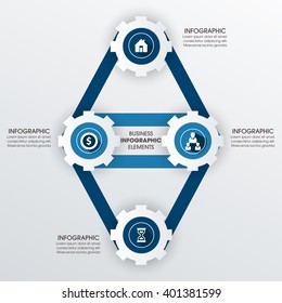 Business Infographics Vector illustration. can be used for workflow layout, banner, diagram, number options, step up options, web design.