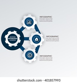 Business Infographics Vector illustration. can be used for workflow layout, banner, diagram, number options, step up options, web design.