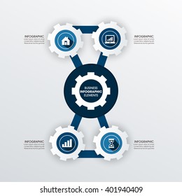 Business Infographics Vector illustration. can be used for workflow layout, banner, diagram, number options, step up options, web design.