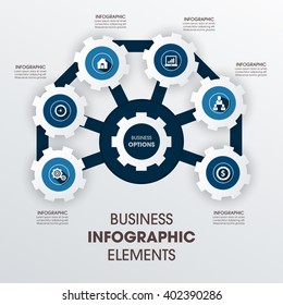 Business Infographics Vector illustration. can be used for workflow layout, banner, diagram, number options, step up options, web design.