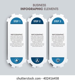 Business Infographics Vector illustration. can be used for workflow layout, banner, diagram, number options, step up options, web design.