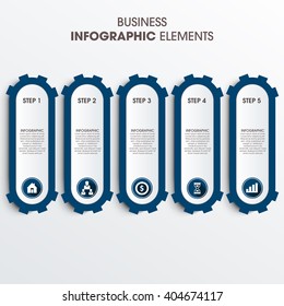 Business Infographics Vector illustration. can be used for workflow layout, banner, diagram, number options, step up options, web design.